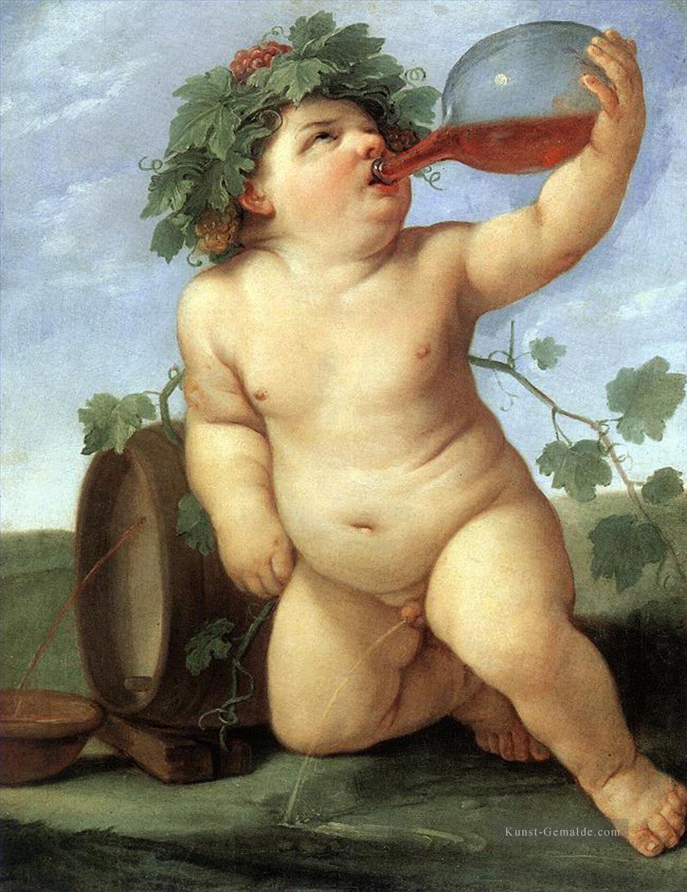 Trinken Bacchus Barock Guido Reni Ölgemälde